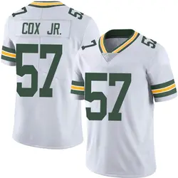 Men's Brenton Cox Jr. Green Bay Packers Vapor Untouchable Jersey - White Limited