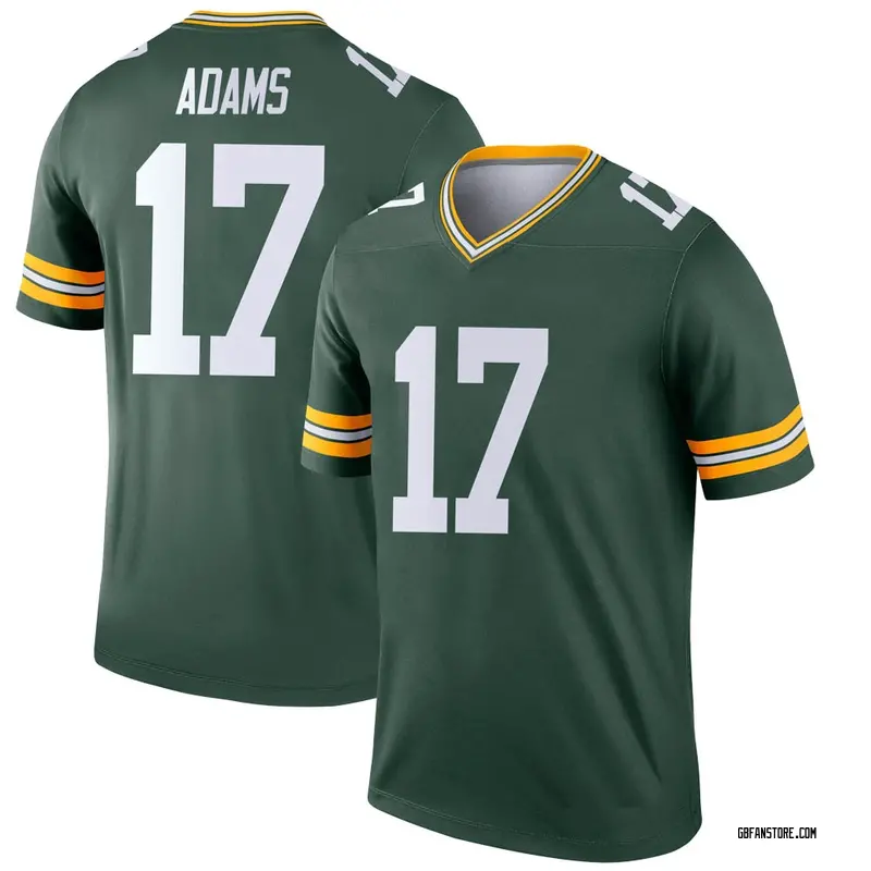davante adams white jersey