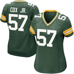 Women's Brenton Cox Jr. Green Bay Packers Team Color Jersey - Green Game