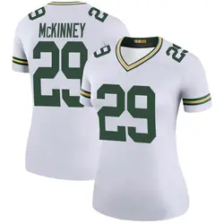 Women's Xavier McKinney Green Bay Packers Color Rush Jersey - White Legend