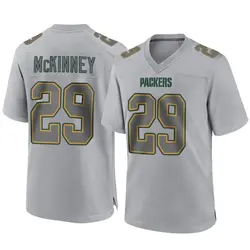 Youth Xavier McKinney Green Bay Packers Atmosphere Fashion Jersey - Gray Game