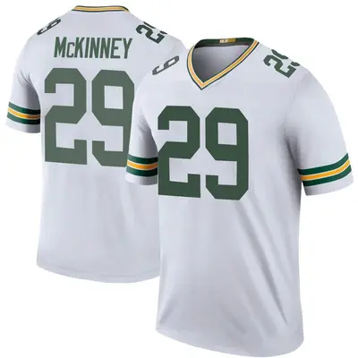 Youth Xavier McKinney Green Bay Packers Color Rush Jersey - White Legend